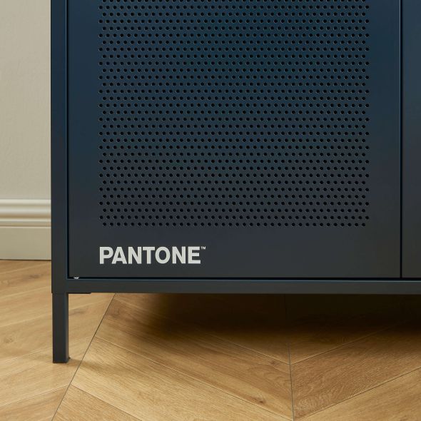 Armoire PANTONE métal bleu nuit 2 portes