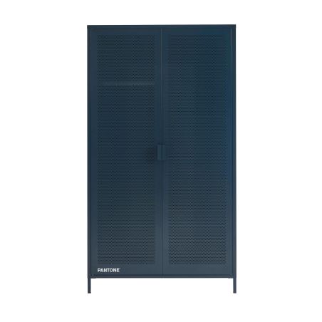 Armoire PANTONE métal bleu nuit 2 portes