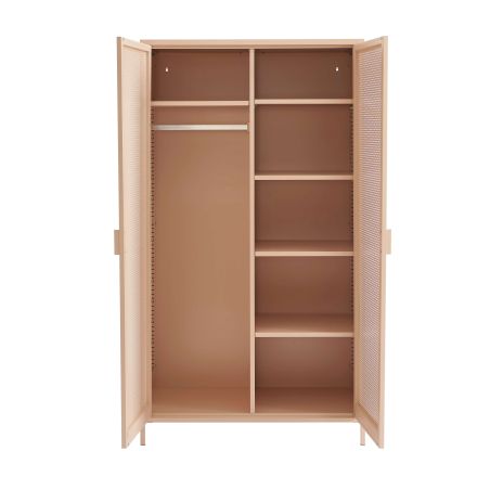 Armoire PANTONE métal rose blush 2 portes
