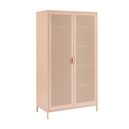 Armoire PANTONE métal rose blush 2 portes