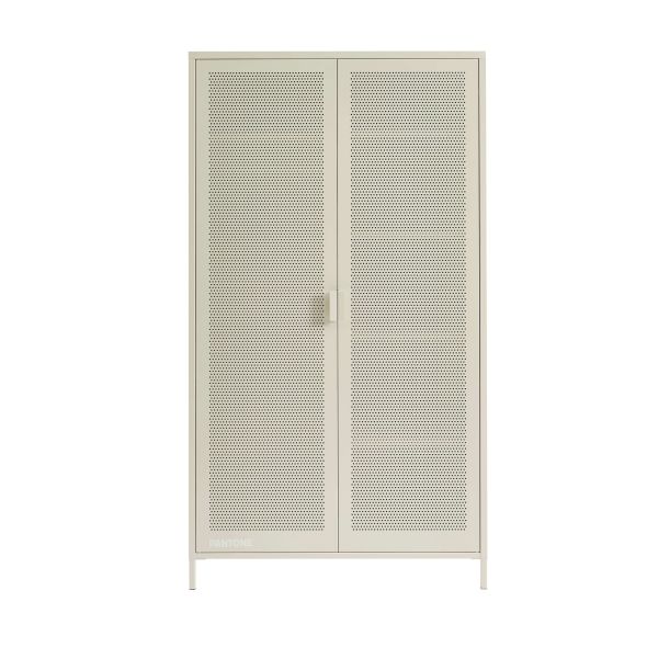 Armoire PANTONE métal beige sable 2 portes