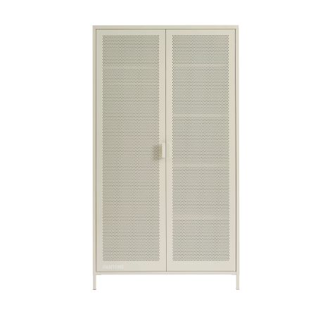 Armoire PANTONE métal beige sable 2 portes