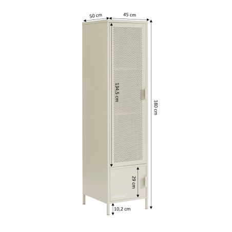 Vestiaire PANTONEmétal beige sable h180cm