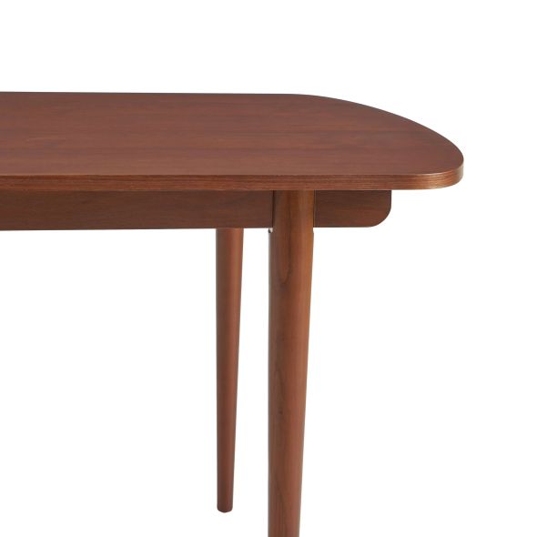 Table extensible LEON noyer 160 à 200cm