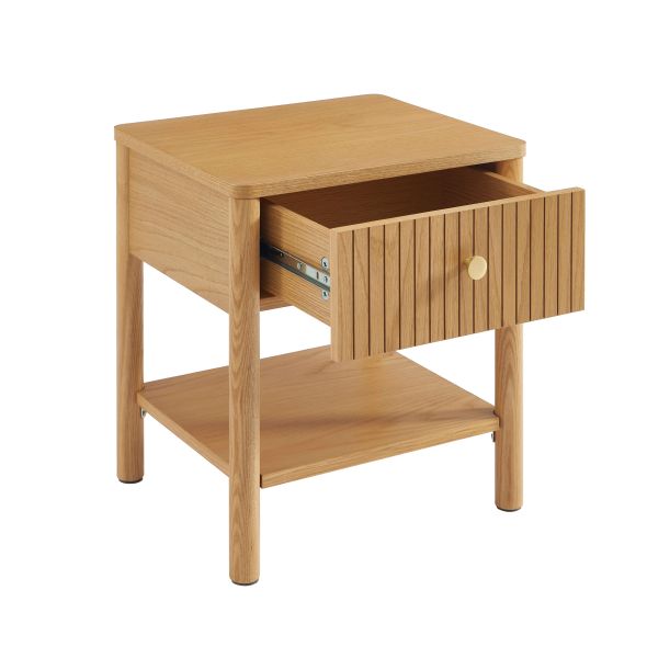 Table de chevet CLEO placage chêne