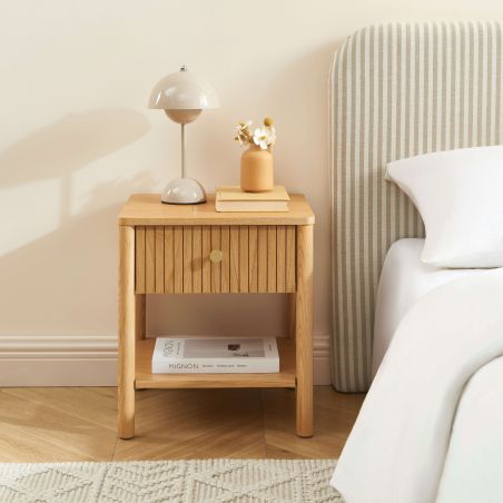 Table de chevet CLEO placage chêne