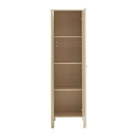 Armoire CLEO laqué beige 1 porte