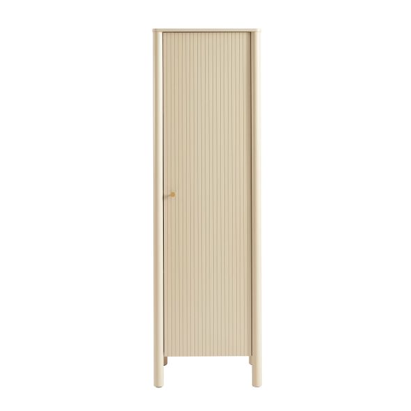 Armoire CLEO laqué beige 1 porte