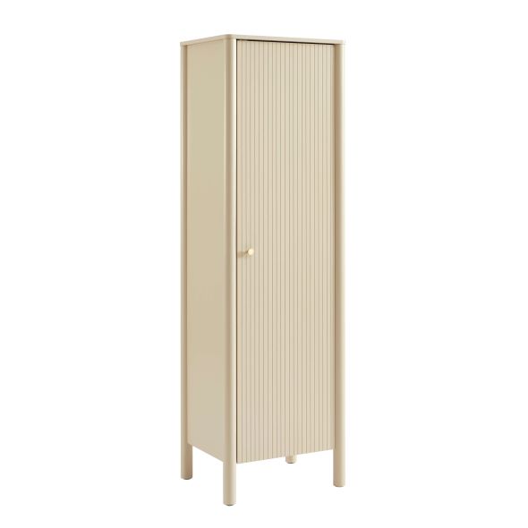 Armoire CLEO laqué beige 1 porte