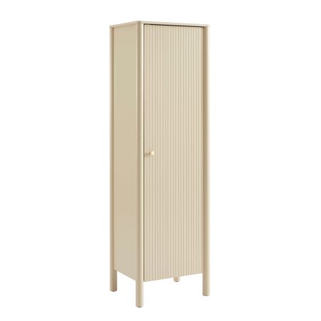 Armoire CLEO laqué beige 1 porte