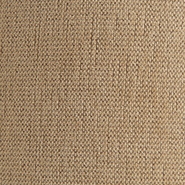 Chaise LUISA tissu chenille ocre et pieds métal noir