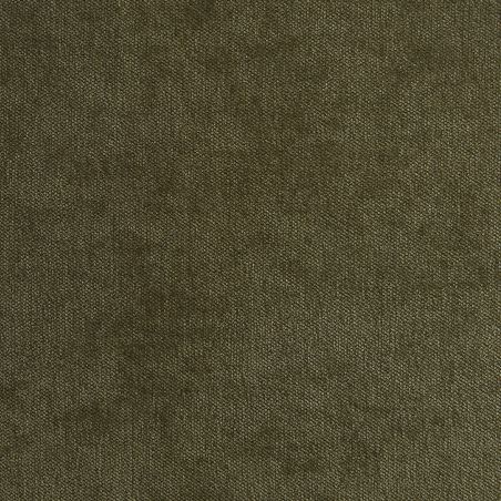 Lot de 2 chaises PANTONE tissu et pieds métal vert olive