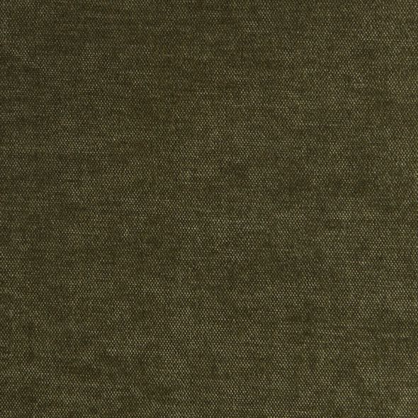 Lot de 2 chaises PANTONE tissu et pieds métal vert olive