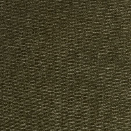 Lot de 2 chaises PANTONE tissu et pieds métal vert olive