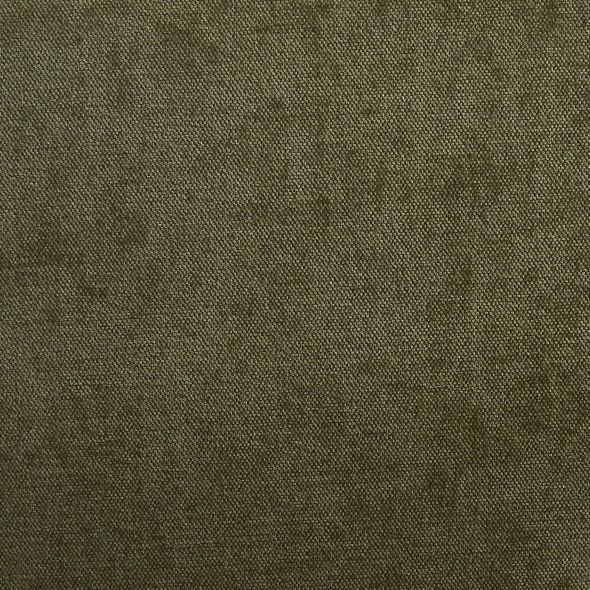 Lot de 2 chaises PANTONE tissu et pieds métal vert olive