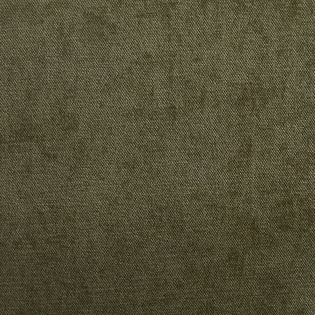 Lot de 2 chaises PANTONE tissu et pieds métal vert olive