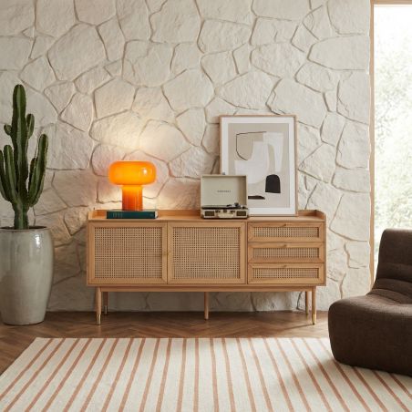 Buffet LEON cannage véritable