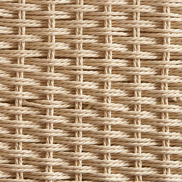 Lot de 2 tables de chevet GINKO placage chêne et corde