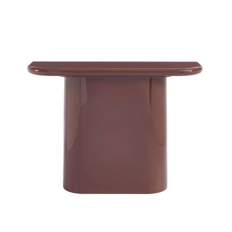 Console MOXY finition laquée brillante bordeaux 120cm