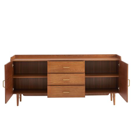 Buffet TWIGGY placage frêne 2 portes 180cm
