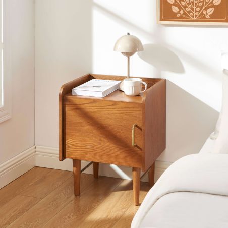 Table de chevet TWIGGY placage frêne