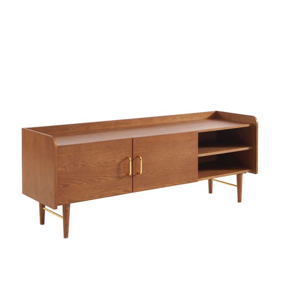 Meuble TV TWIGGY placage frêne 150cm