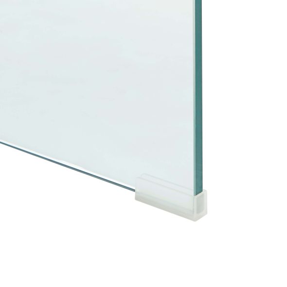 Table basse GINZAverre trempé transparent 120cm