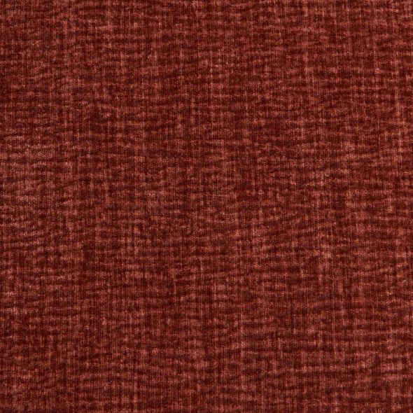 Canapé droit fixe NIKKI 2 places velours texturé terracotta