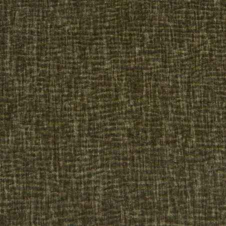 Canapé droit fixe NIKKI 3 places velours texturé vert