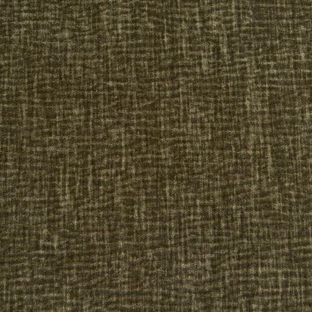 Canapé droit fixe NIKKI 2 places velours texturé vert