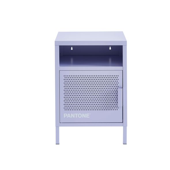 Table de chevet PANTONEmétal lilas 40cm