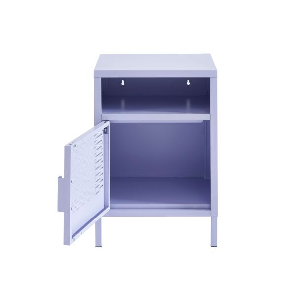 Table de chevet PANTONEmétal lilas 40cm