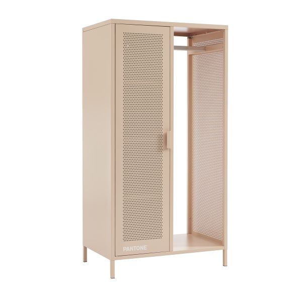 Vestiaire PANTONE métal rose blush avec penderie h145cm