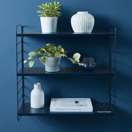 Etagère murale 3 niveaux PANTONE métal bleu nuit 60,5x20cm