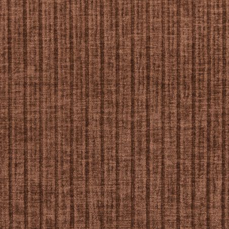 Lit coffre YOKA 160x200 velours côtelé marron sommier inclus