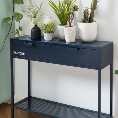 Console PANTONEmétal bleu nuit100cm